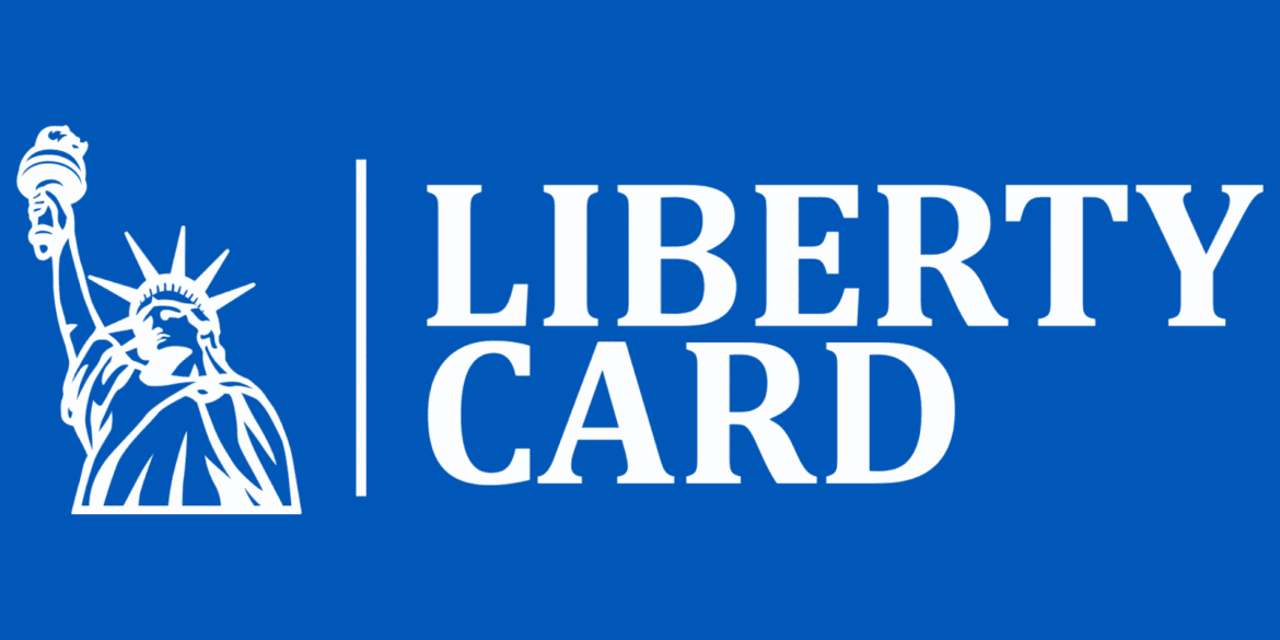 Statue of Liberty icon next to "LibertyCard" text, representing a fintech company focused on Brazilian public servant credit.