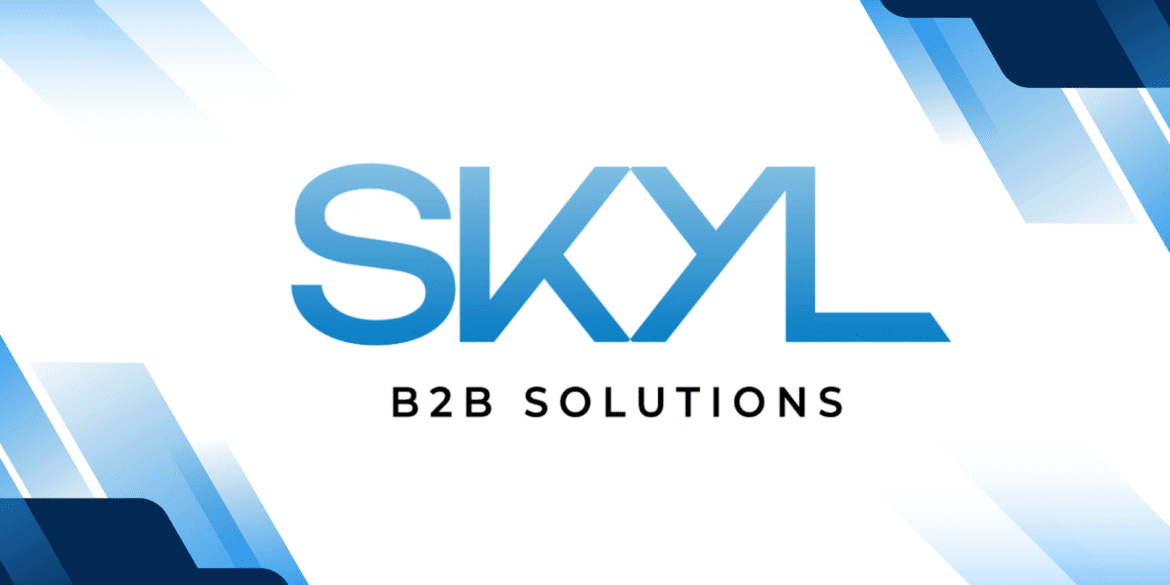 SKYL B2B logo representing tailored solutions for clothing brands, offering transparency, scalability, and expert support to business owners.