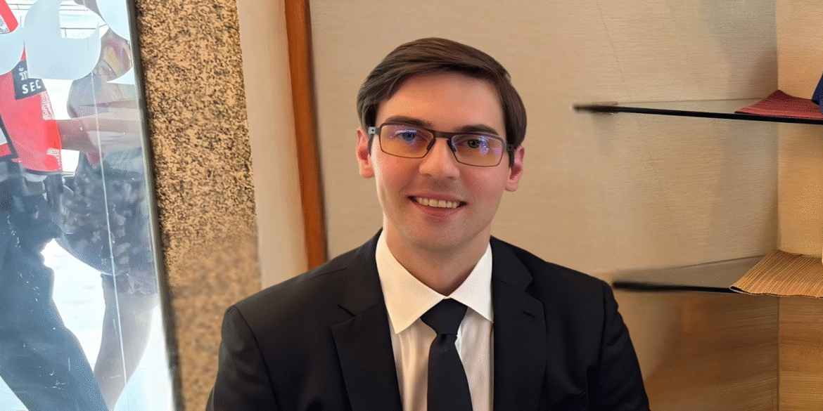 Eugene Prudchenko, CEO of Burakorn Partners, showcasing a professional appearance while leading Asia’s first AI operator division.