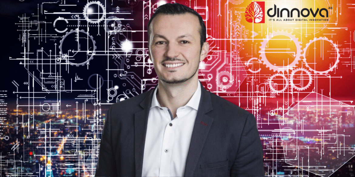 Arber Bullakaj, CEO of Dinnova, revolutionizes digital transformation with affordable, AI-driven solutions for businesses of all sizes.