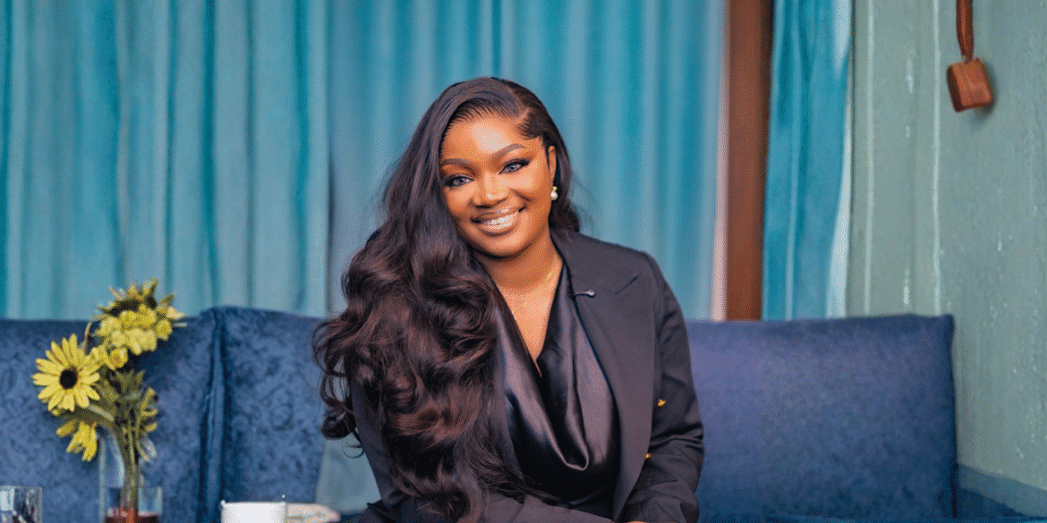 The image features Margaret Aigbepue, founder of Sucasa Group, a diversified conglomerate focused on real estate, energy, and consulting.