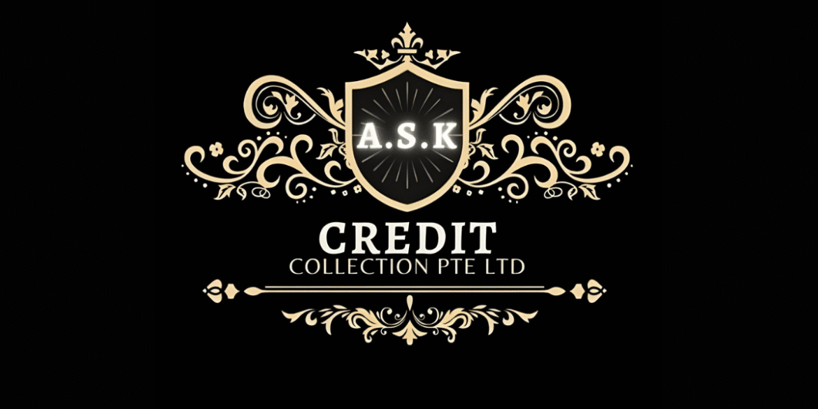 "Logo of A.S.K Credit Collection Pte Ltd, representing a professional, gold-themed design for debt recovery services in Singapore."