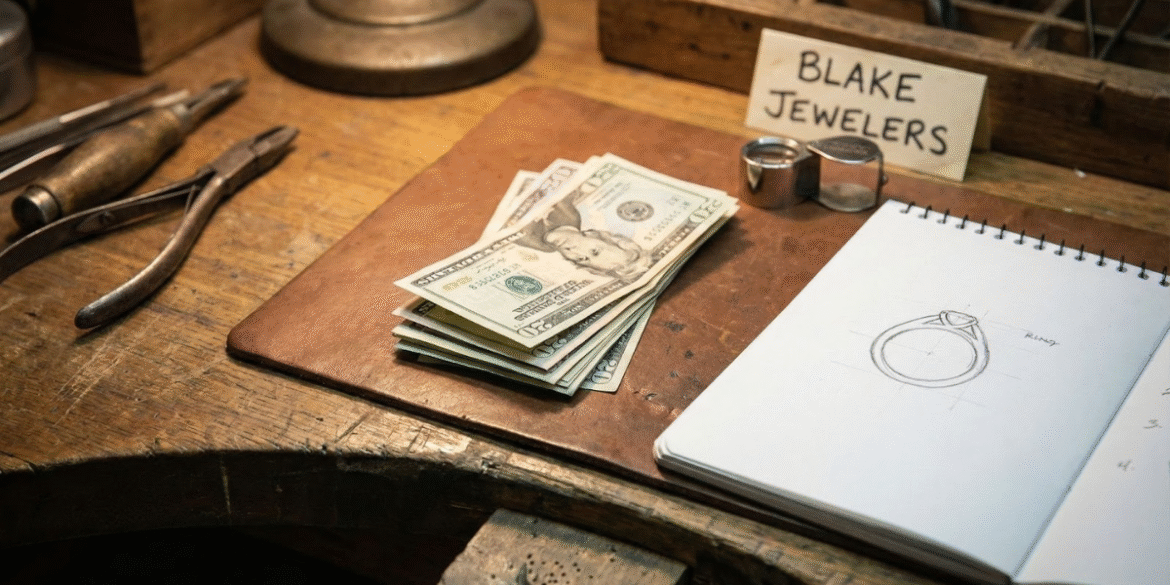 "Blake Jewelers CEO, Blake Shelhamer, showcasing a technology-driven jewelry brand focused on innovation, transparency, and customer-centric experiences."