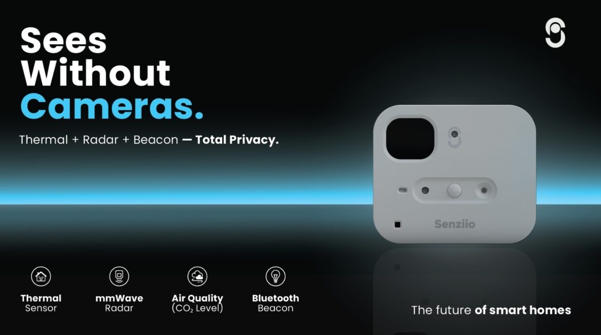 Senziio’s Theia device combines thermal, radar, and beacon sensors for smart home automation, prioritizing privacy and efficiency.