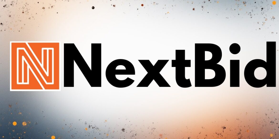"NextBid logo, symbolizing AI-driven construction intelligence that streamlines compliance, specs, and safety documentation."