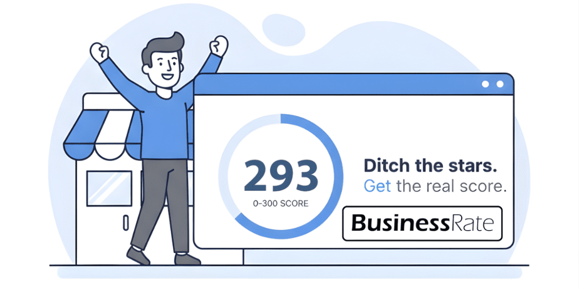 BusinessRate platform dashboard analyzing Google reviews, guiding businesses to improve rankings, increase visibility, automate feedback, and achieve local SEO dominance.