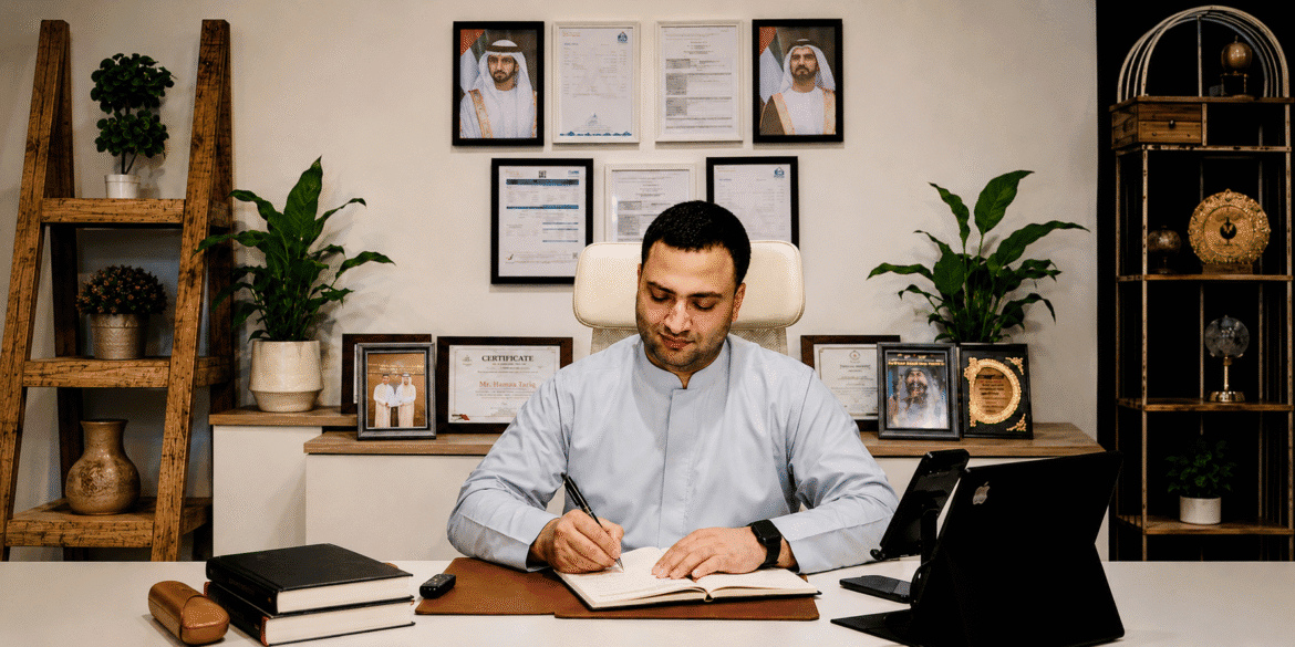 Portrait of Dr. Hamza Tariq, entrepreneur, business consultant, and author of The Weight We Don't Talk About